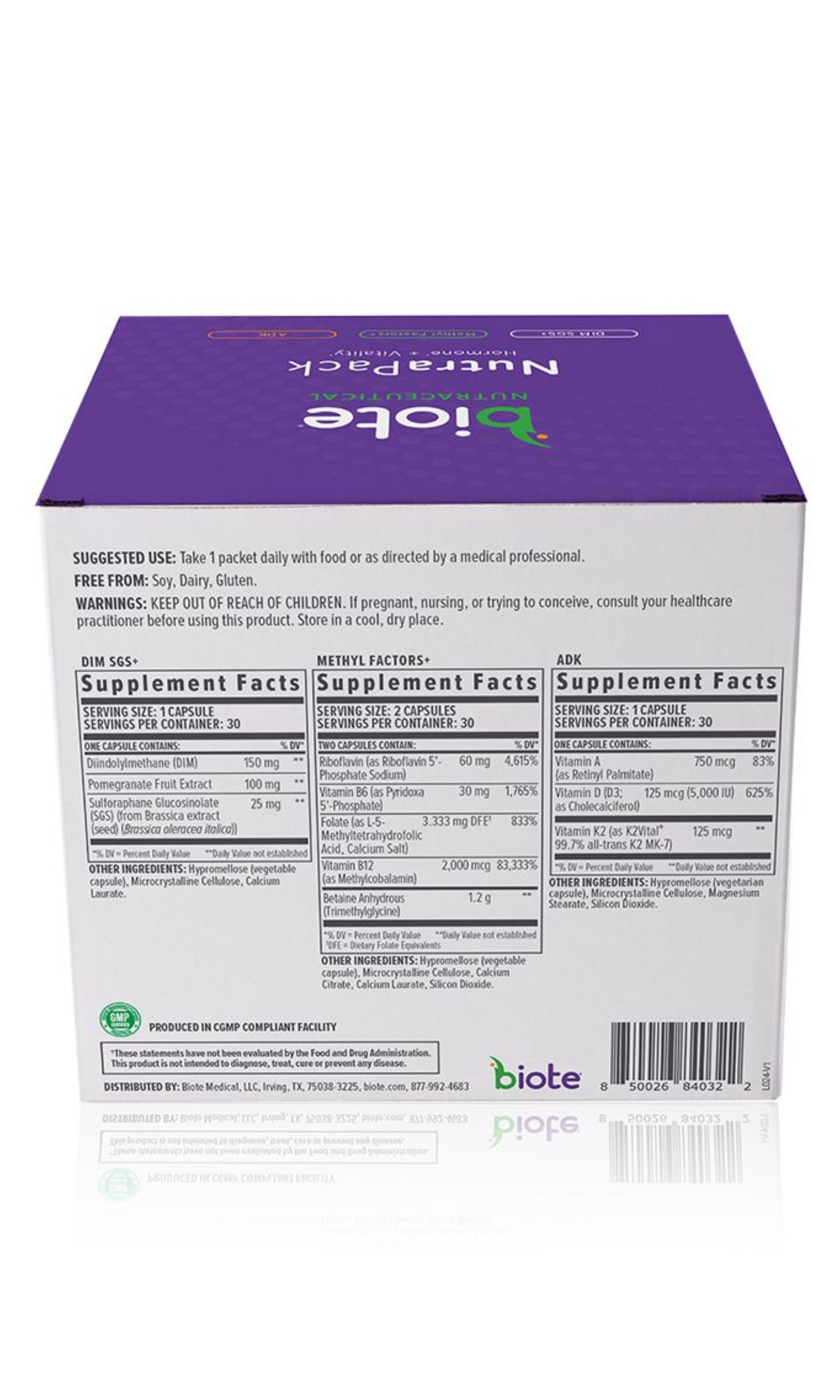 Biote NutraPack (30 day supply)