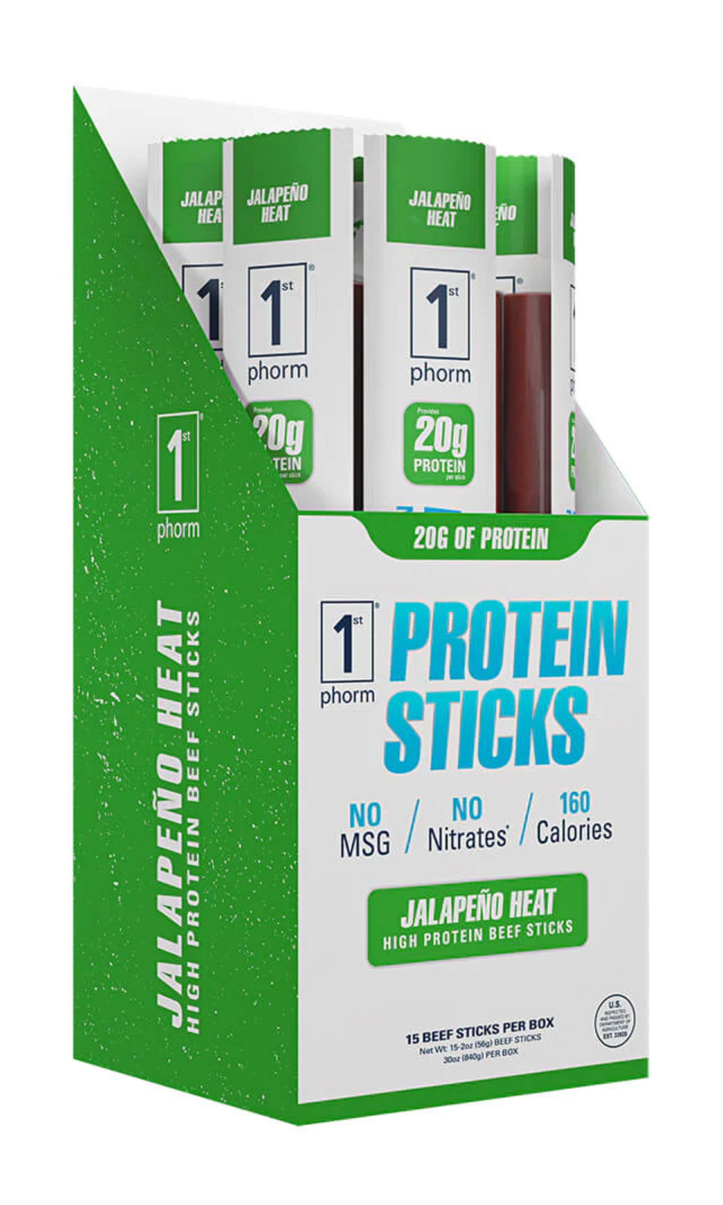 Jalapeño Heat Protein Sticks (15CT)