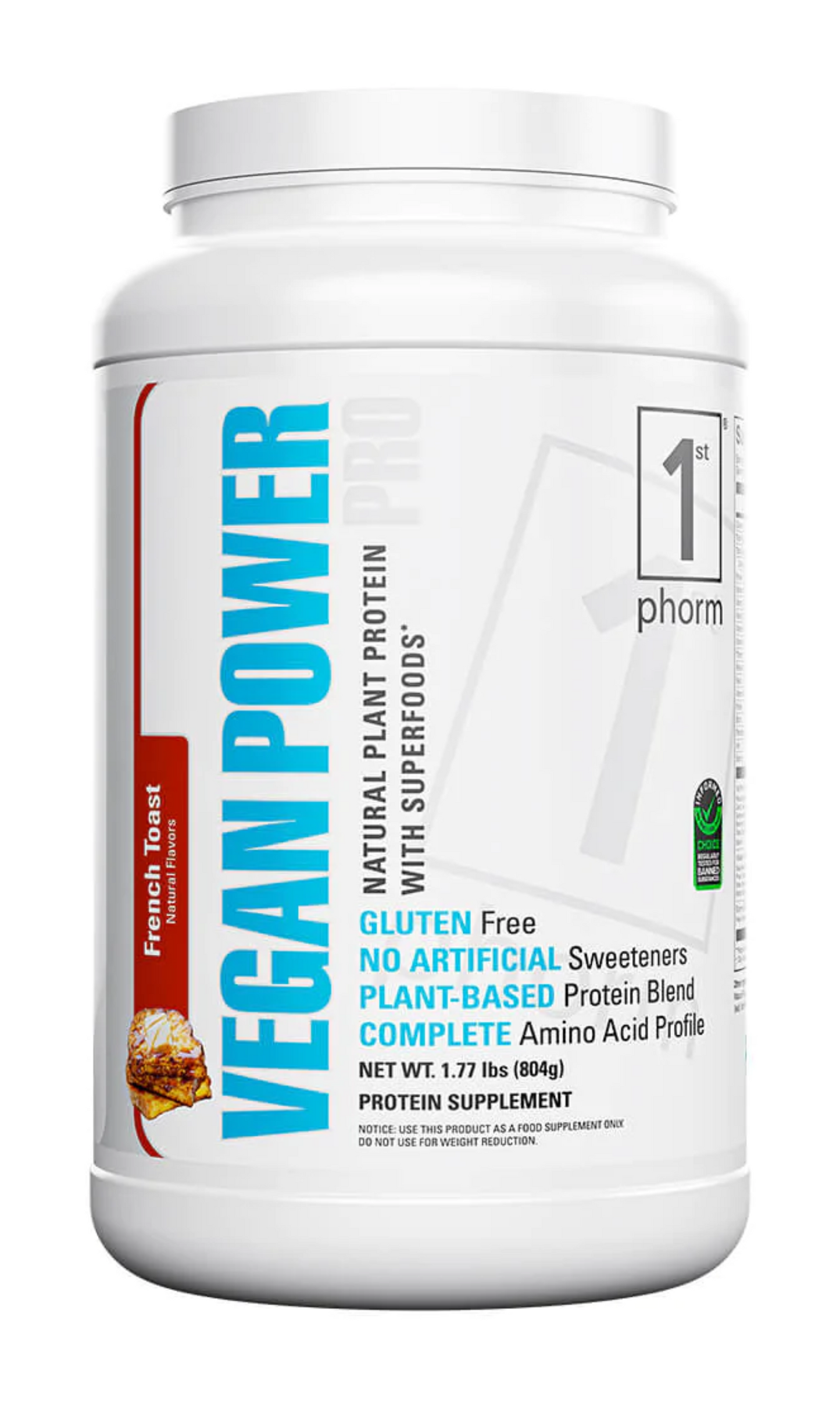Vegan Power Pro Plant Based Protein Powder (French Toast)